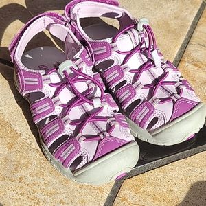 Purple water shoes, worn once
